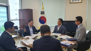 박동식 사천시장 당선인, 박완수 경남도지사 찾아 현안 사업 건의