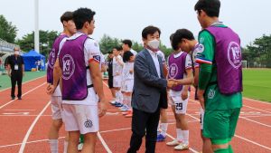 진주시민축구단, 리그 1위 팀 꺽었다...고양KH축구단 상대 2대 1 값진 승리 거둬