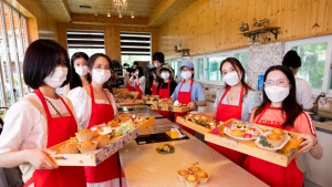 외국인 유학생이 만든 과일타르트...