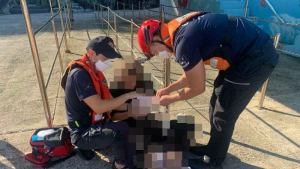거제 지심도 응급환자 발생...해경 긴급 이송