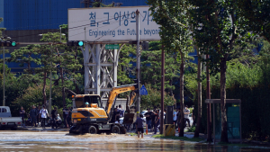 포항 현대제철 근로자의 험난한 퇴근길