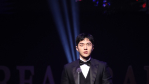 김명수 “전역하고 첫 공식 석상… 기쁘다”