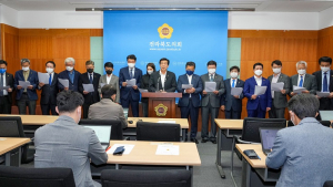 민주당 소속 전북도의원들, “역사적 망언, 정진석 국민의힘 비대위원장 사퇴” 촉구
