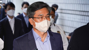 '서해 피격' 서욱 전 장관, 영장실질심사 출석 