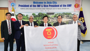 세계·아시아역도연맹 주요인사들 진주 방문...2023 진주아시아역도선수권대회 힘 보텐다 [서부경남]