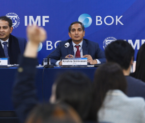 크리슈나 스리니바산 IMF 아태국장 '세계경제와 한국' 발표