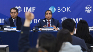 크리슈나 스리니바산 IMF 아태국장 '세계경제와 한국' 발표