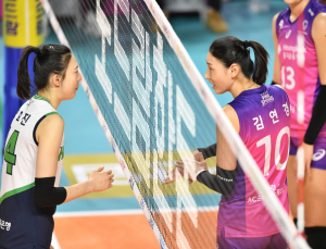미리보는 챔프전 다웠다…현대건설, 흥국생명 꺾고 4연승 질주