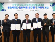 ㈜한솔케미칼, 완주군 공장에 400억원 증설투자...반도체 프리커서 생산  