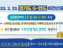 경기도는 '스타트업 천국'…2026년까지 1조 원 규모 G-펀드 조성