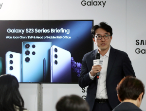 [MWC 2023] 최원준 부사장 “갤S23 기본 충실…두 자릿수 성장목표”