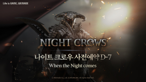 위메이드 ‘나이트 크로우’, 16일 사전 예약 시작 