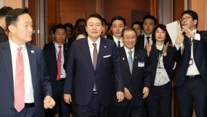 윤 대통령, 한일 비지니스 라운드 테이블 참석... 한일 협력 강조
