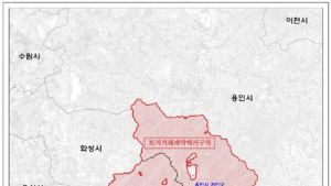용인시, 국가산단 예정지 남사읍 일대 710만㎡ 토지거래허가구역 지정