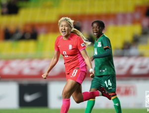 이금민·조소현 나란히 멀티골…여자축구 벨호, 잠비아와 1차전 5대 2 대승