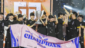 ‘디펜딩 챔피언이 돌아왔다’ 젠지, T1 완파하고 스프링 우승