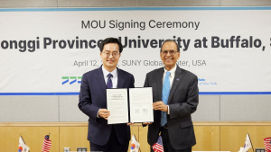 김동연, 뉴욕주립대버팔로와 경기청년사다리 프로그램 협약 체결