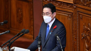日기시다, ‘A급 전범 합사’ 야스쿠니 신사에 공물 봉납…취임 후 5번째