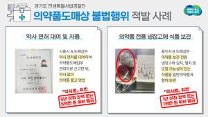 경기도, 약사면허 대여 등 의약품 도매상 7곳 불법행위 적발