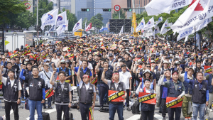 '고속철도 분할정책 실패했다' 철도노동자 총력결의대회