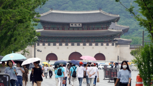더위 식히는 비