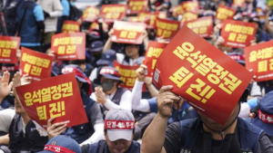 민주노총 총파업 사흘째…“윤 정권 퇴진”