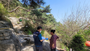 북부산림청, 여름 휴가철 산지 오염훼손 행위 집중단속