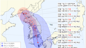서울 태풍주의보 발령...27개 하천 출입통제