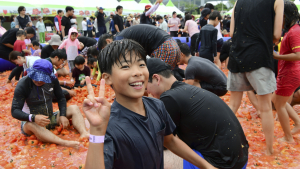 [포토] 횡성 둔내고랭지토마토축제 인파