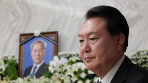 부친 빈소 지키는 윤석열 대통령 