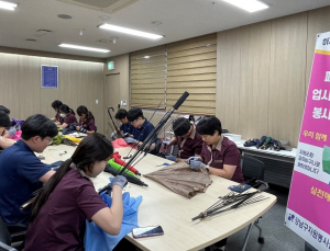 에스알, 폐우산 장바구니 만드는 업싸이클링 활동 나서