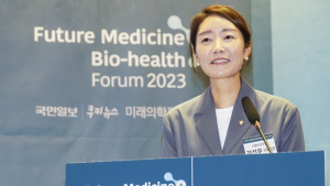 강선우 국회 보건복지위 의원 “디지털 헬스케어 경쟁력 위한 국가 지원 필요” [2023 미래의학포럼]
