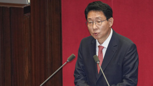 당선인사하는 김상훈 신임 기획재정위원장