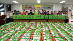 익산시자원봉사센터, 추석 명절 맞아 ‘나눔보따리’ 전달
