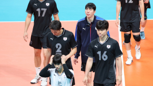 ‘예고된 참사’ 남자배구, 파키스탄에 셧아웃 패배…61년 만에 노메달 수모
