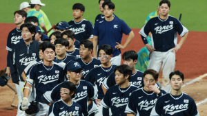 무득점 그친 한국 야구, 대만에 0대 4 충격패…대회 4연패 ‘적신호’ 