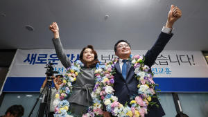 진교훈 ‘당선 확실’… “강서구민만 바라보겠다 ”