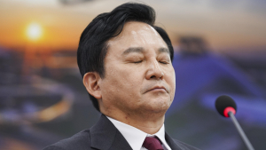 생각에 잠긴 원희룡 국토교통부 장관