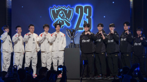 'LoL 월드 챔피언십' 결승 앞둔 T1-웨이보게이밍