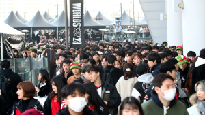 '2023 월즈' 결승전 앞두고 북적이는 고척돔 