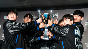 ‘2023 롤드컵’ 결승전 단체 기자회견 현장