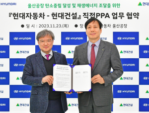 현대차, ‘RE 100’ 달성 위한 발걸음 속도 낸다