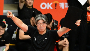 ‘3위 등극’ 마사지 감독 “3세트 좋지 않은 모습, 반성해야”