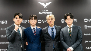 T1 선수단 전원 ‘2023 LCK 어워드’ 수상…“선한 영향력 끼치겠다”