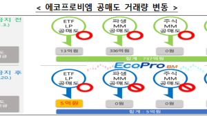 금감원 “공매도 금지 후 공매도 거래 증가? 사실 아냐”