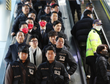 '철통 경호' 받으며 광주 찾은 한동훈 비대위원장