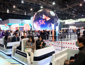 테마파크로 꾸민 SK그룹관, 6만여명 찾았다 [CES 2024]