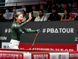 김가영 앞세운 하나카드, 준PO 기선제압 [PBA]