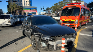 울산 남구 신정동에서 교통사고... 3명 경상