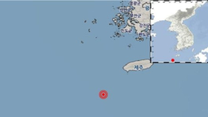 제주 이어도 해역에서 규모 3.8 지진 발생